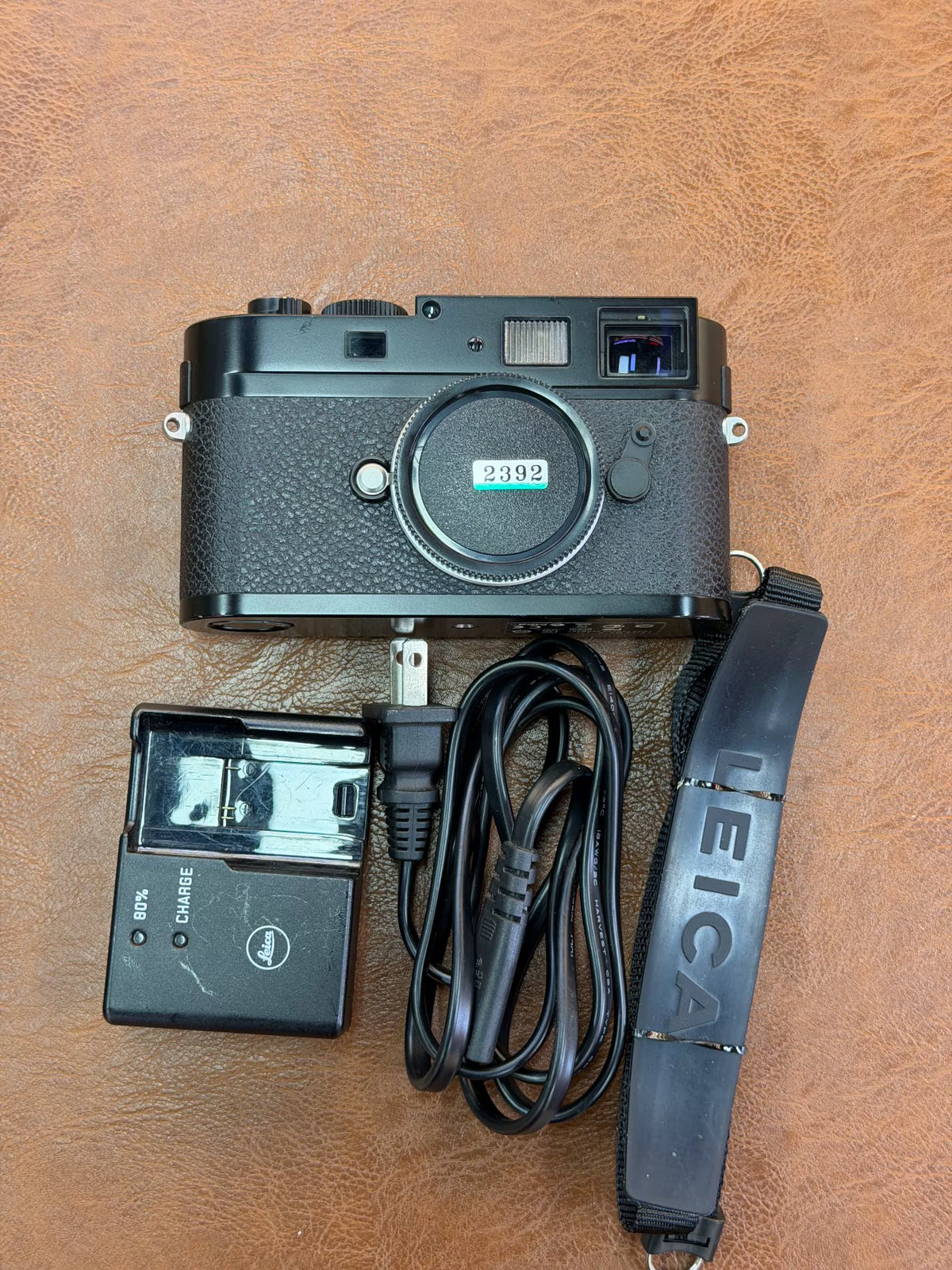 [Pre-owned] Leica M9-P Black — Body with Battery and Charger