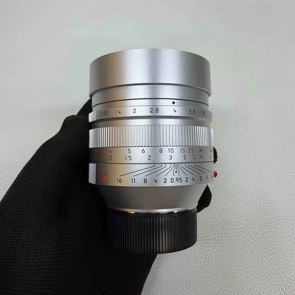 [Pre-owned] Leica Noctilux-M 50mm f/0.95 ASPH — Silver (11667) with Box