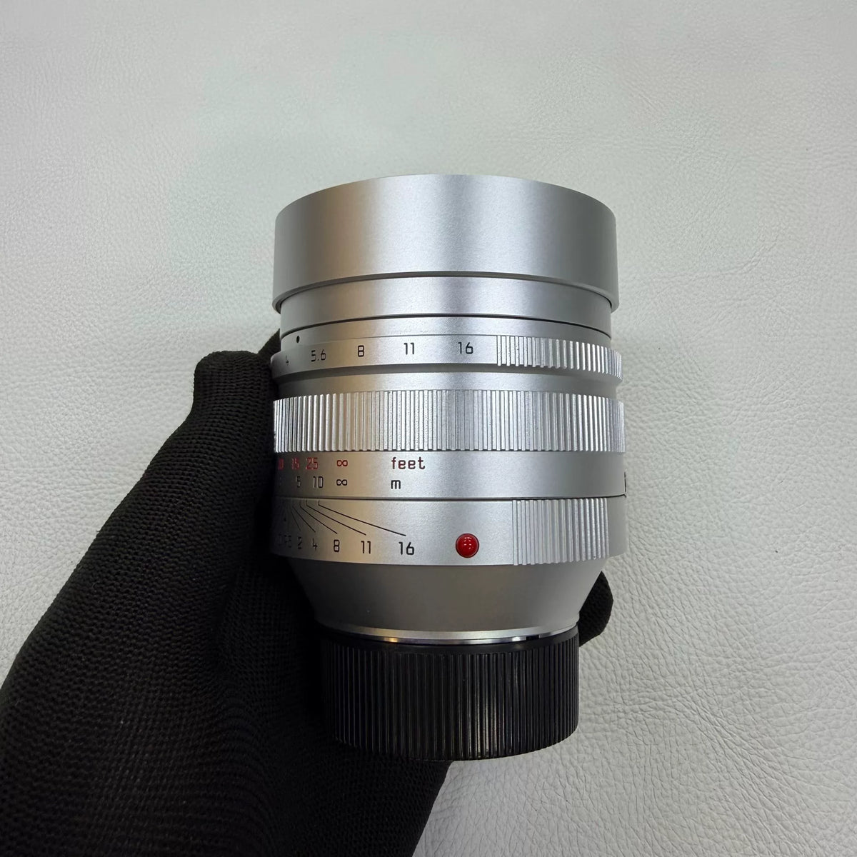 [Pre-owned] Leica Noctilux-M 50mm f/0.95 ASPH — Silver (11667) with Box