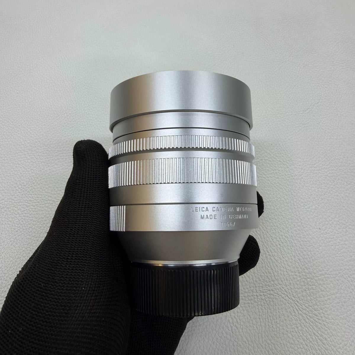 [Pre-owned] Leica Noctilux-M 50mm f/0.95 ASPH — Silver (11667) with Box