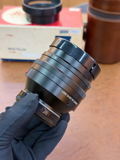 [Pre-owned] Leica Noctilux-M 50mm f/1.0 (E58) — with Original Box and Hood