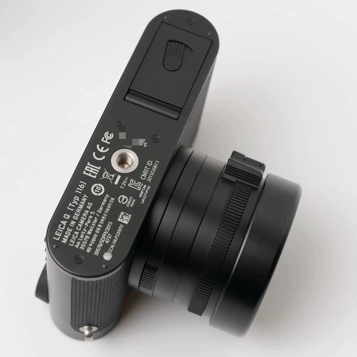 [Pre-owned] Leica Q (Typ 116) Black — with Box and Accessories