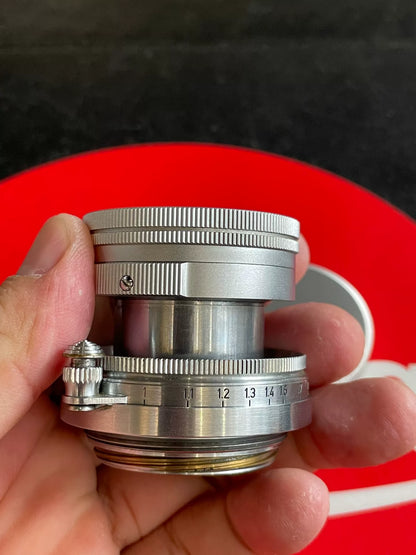 [Pre-owned] Leica Summicron 5cm f/2 — Collapsible, L39 Screw Mount