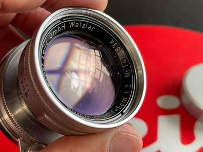 [Pre-owned] Leica Summicron 5cm f/2 — Collapsible, L39 Screw Mount