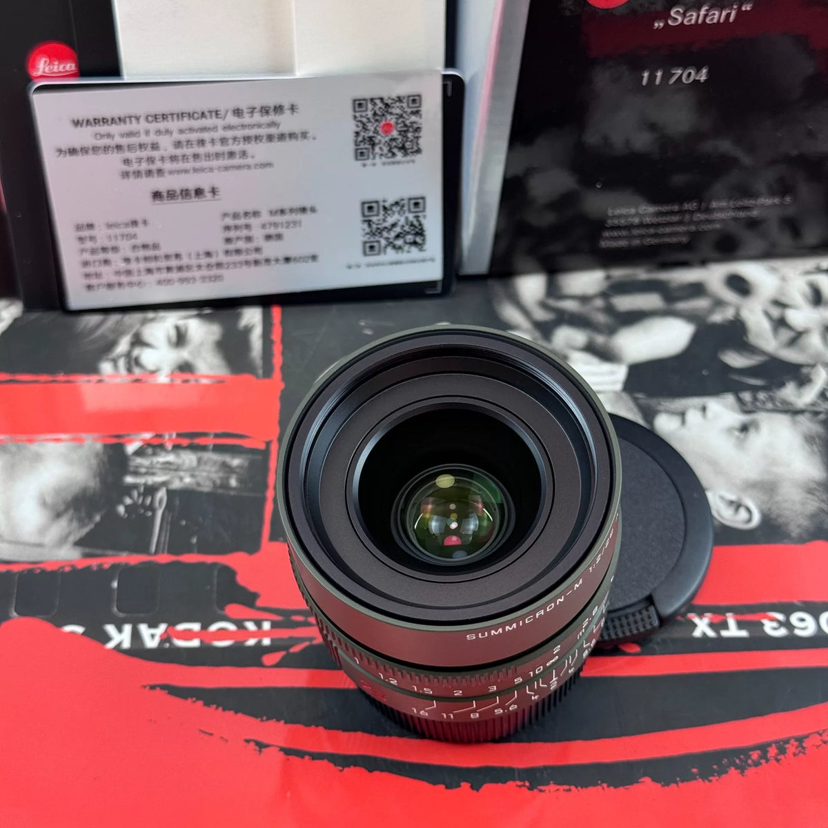 [Pre-owned] Leica Summicron-M 28mm f/2 ASPH — Safari Edition, Boxed