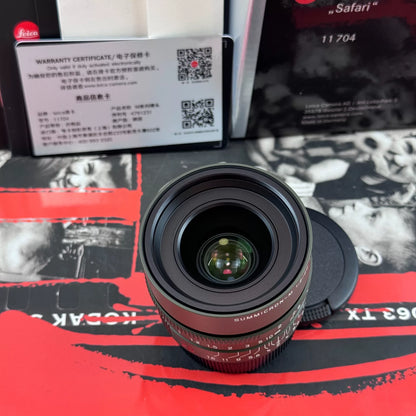 [Pre-owned] Leica Summicron-M 28mm f/2 ASPH — Safari Edition, Boxed