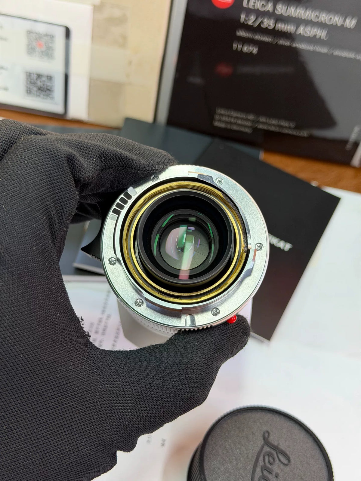 [Unused] Leica Summicron-M 35mm f/2 ASPH Silver (11674) — Complete with Box