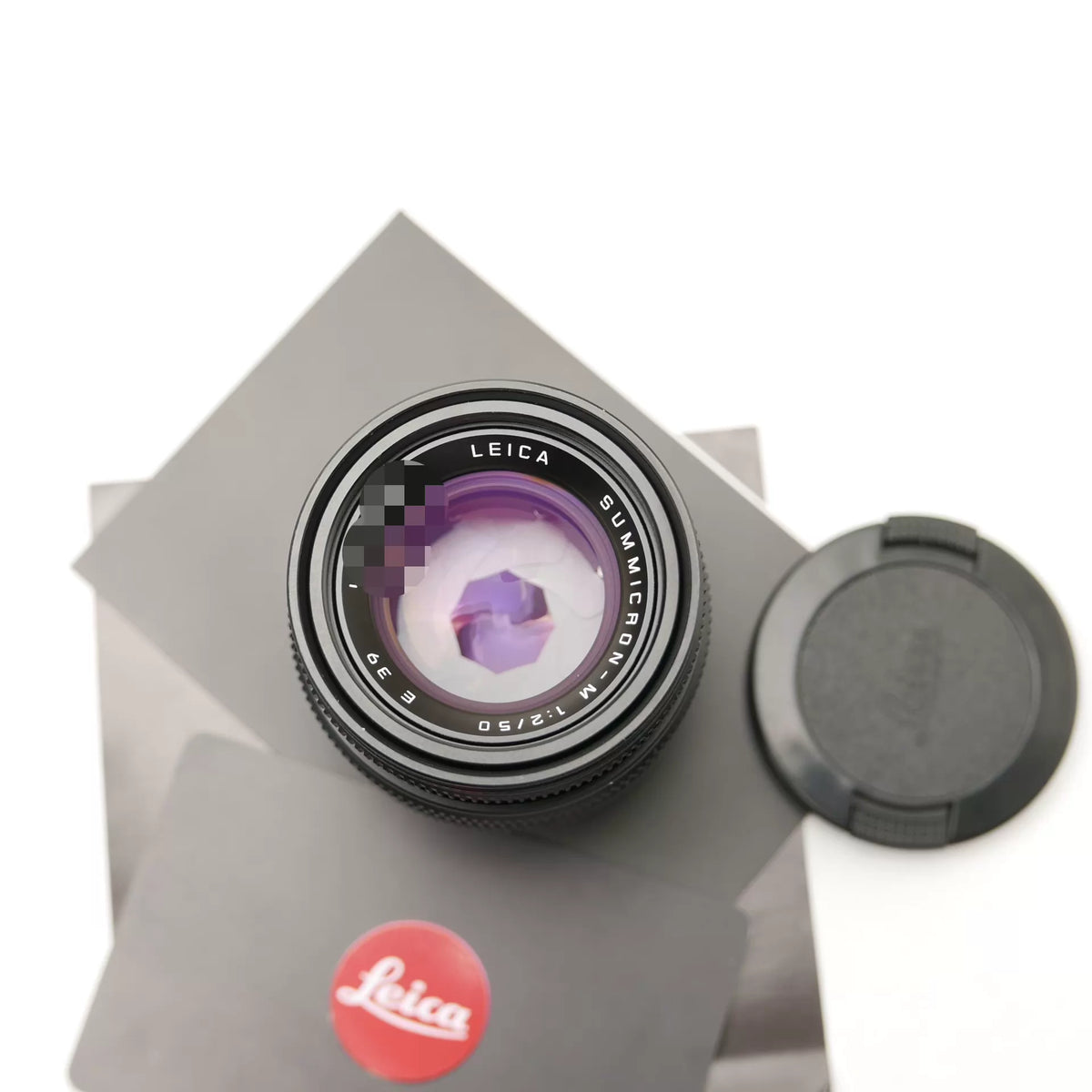 [Pre-owned] Leica Summicron-M 50mm f/2 Black (11826) — Boxed with Case