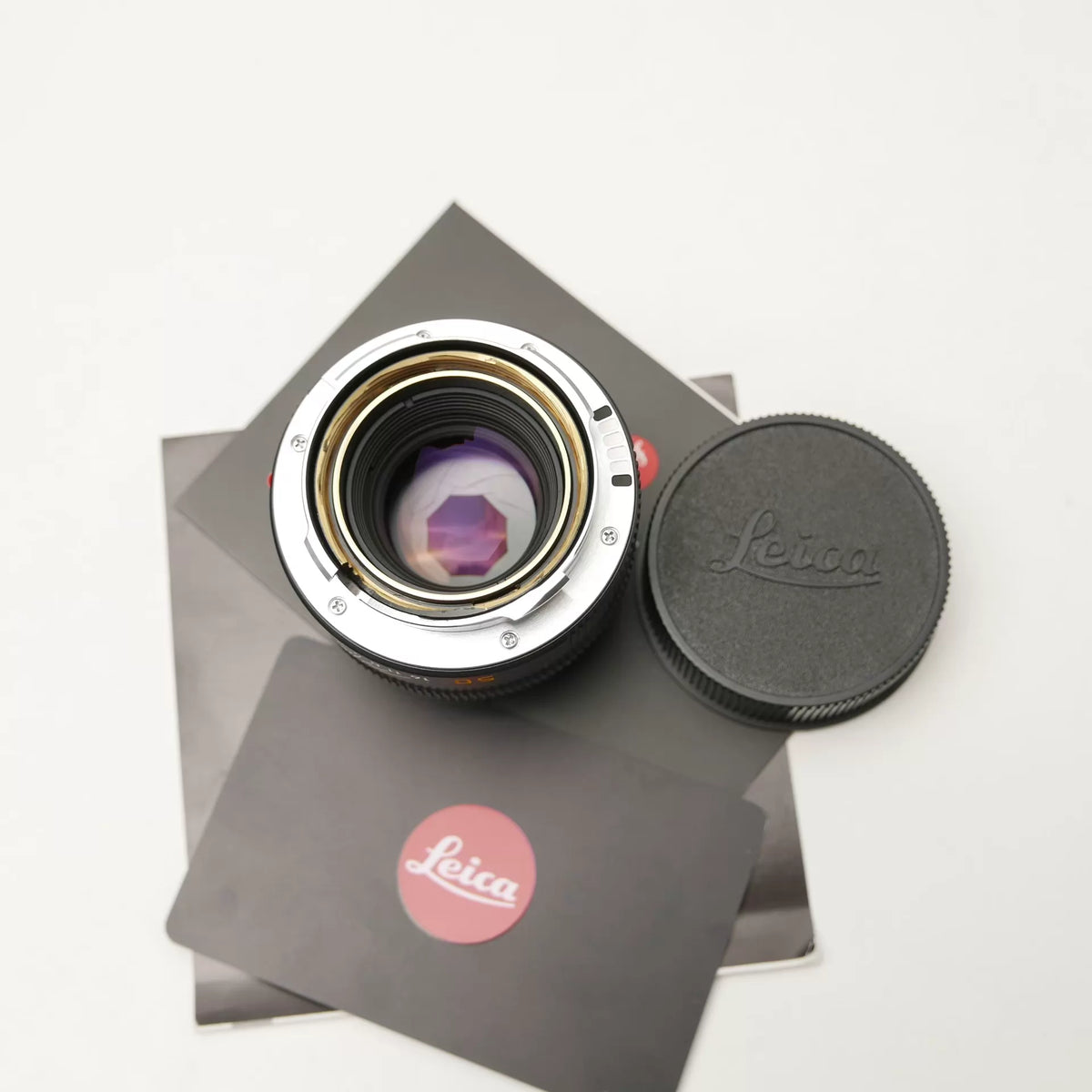 [Pre-owned] Leica Summicron-M 50mm f/2 Black (11826) — Boxed with Case