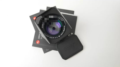 [Pre-owned] Leica Summilux-M 35mm f/1.4 ASPH Black (11663) — Boxed with Hood and Case