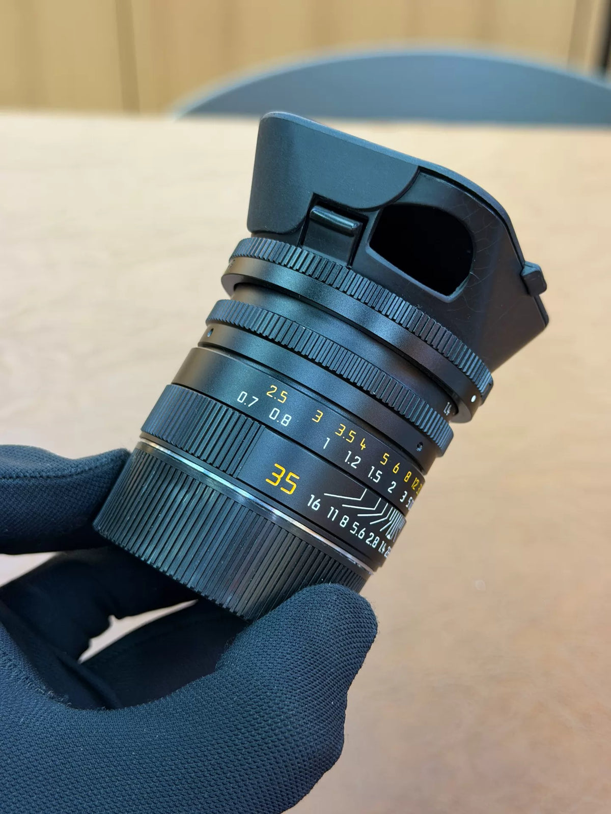 [Pre-owned] Leica Summilux-M 35mm f/1.4 ASPH (11874) — Black, Pre-FLE, 6-Bit