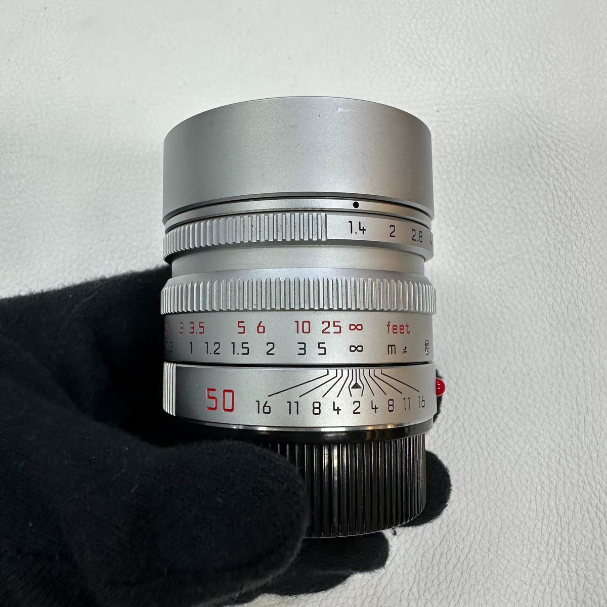 [Pre-owned] Leica Summilux-M 50mm f/1.4 ASPH Silver (11892) — with Box