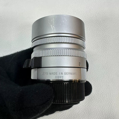 [Pre-owned] Leica Summilux-M 50mm f/1.4 ASPH Silver (11892) — with Box