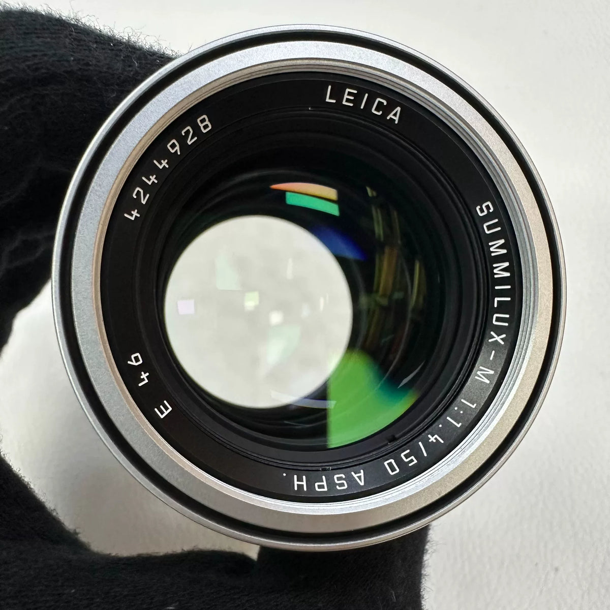 [Pre-owned] Leica Summilux-M 50mm f/1.4 ASPH Silver (11892) — with Box