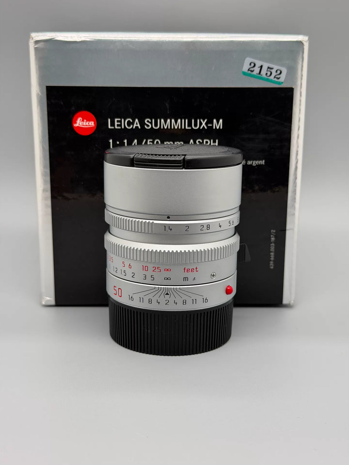 [Pre-owned] Leica Summilux-M 50mm f/1.4 ASPH Silver Chrome (11892) — with Box