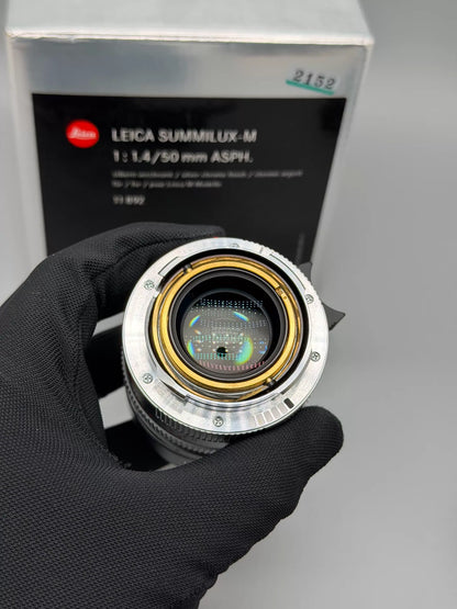 [Pre-owned] Leica Summilux-M 50mm f/1.4 ASPH Silver Chrome (11892) — with Box