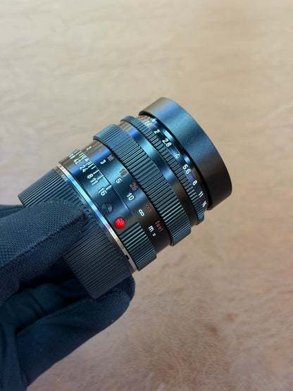 [Pre-owned] Leica Summilux-M 50mm f/1.4 E43 (v2) — Repainted Gloss Black