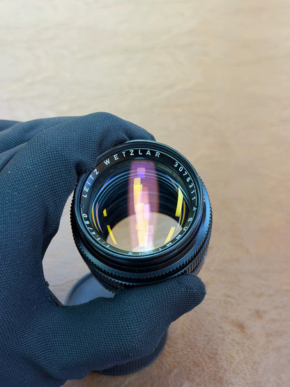 [Pre-owned] Leica Summilux-M 50mm f/1.4 E43 (v2) — Repainted Gloss Black