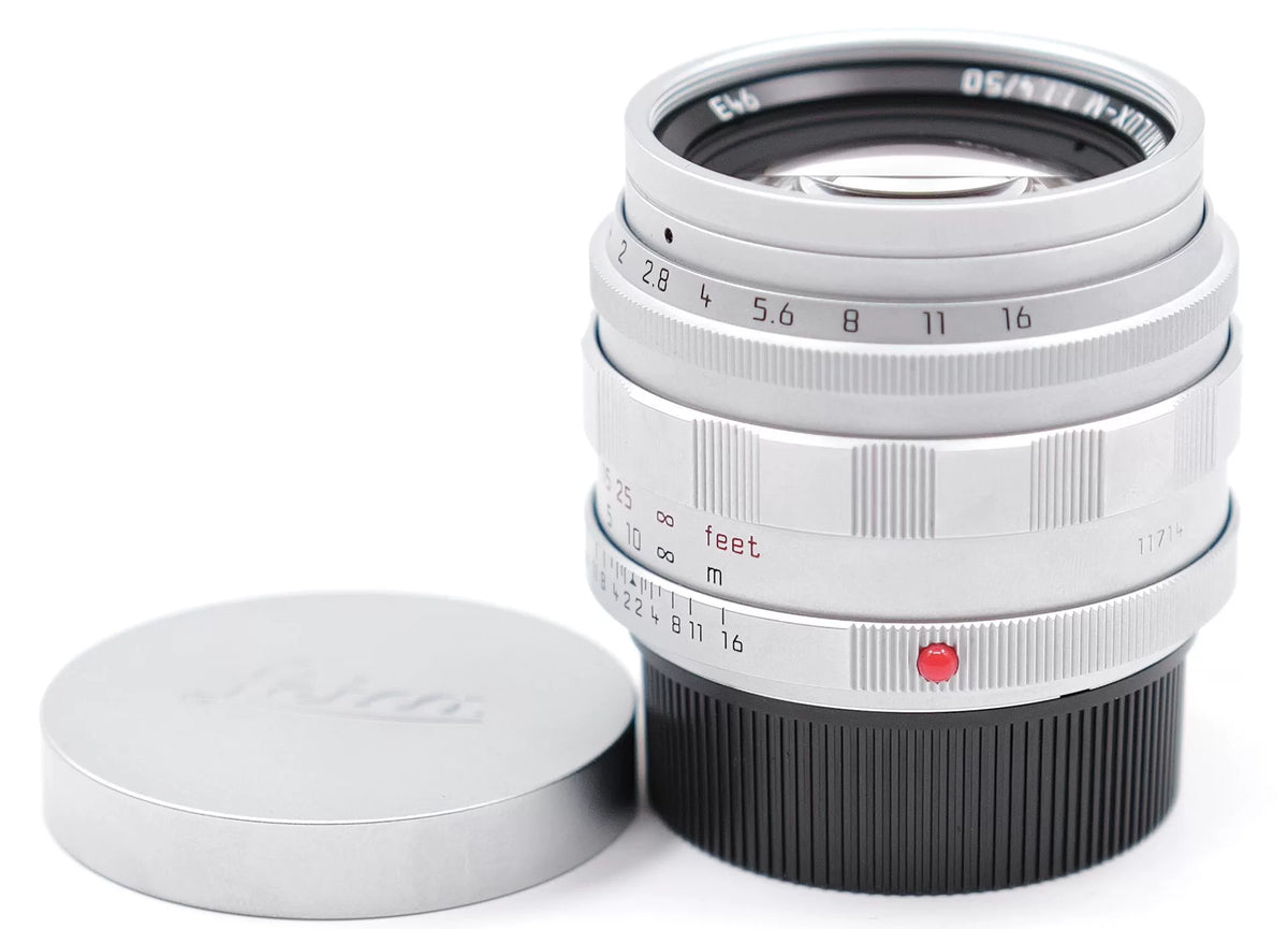 [Pre-owned] Leica Summilux-M 50mm f/1.4 Silver Chrome — Re-edition with Box