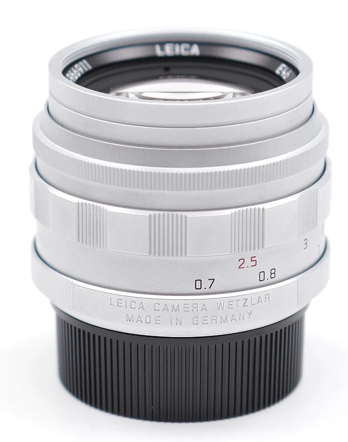 [Pre-owned] Leica Summilux-M 50mm f/1.4 Silver Chrome — Re-edition with Box