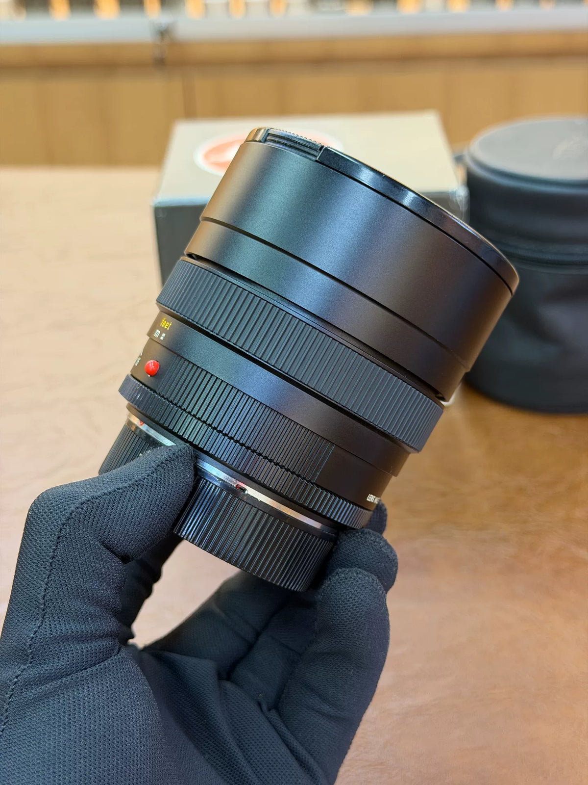 [Pre-owned] Leica Summilux-R 80mm f/1.4 — with Matching Box and Leather Case