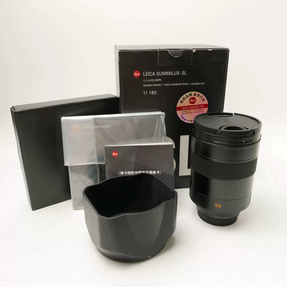 [Pre-owned] Leica Summilux-SL 50mm f/1.4 ASPH (11180) — Boxed with Hood