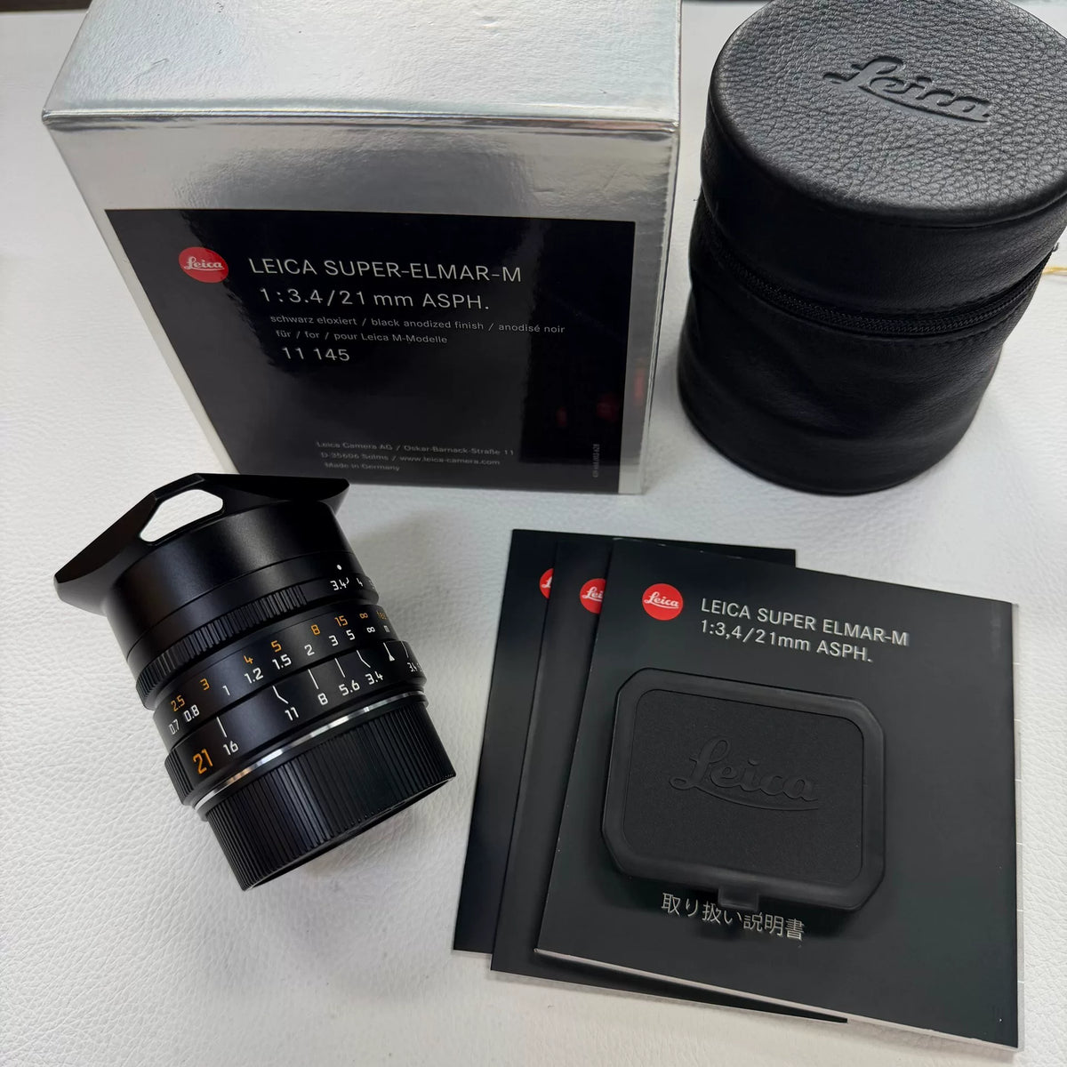 [Pre-owned] Leica Super-Elmar-M 21mm f/3.4 ASPH (11145) — with Box