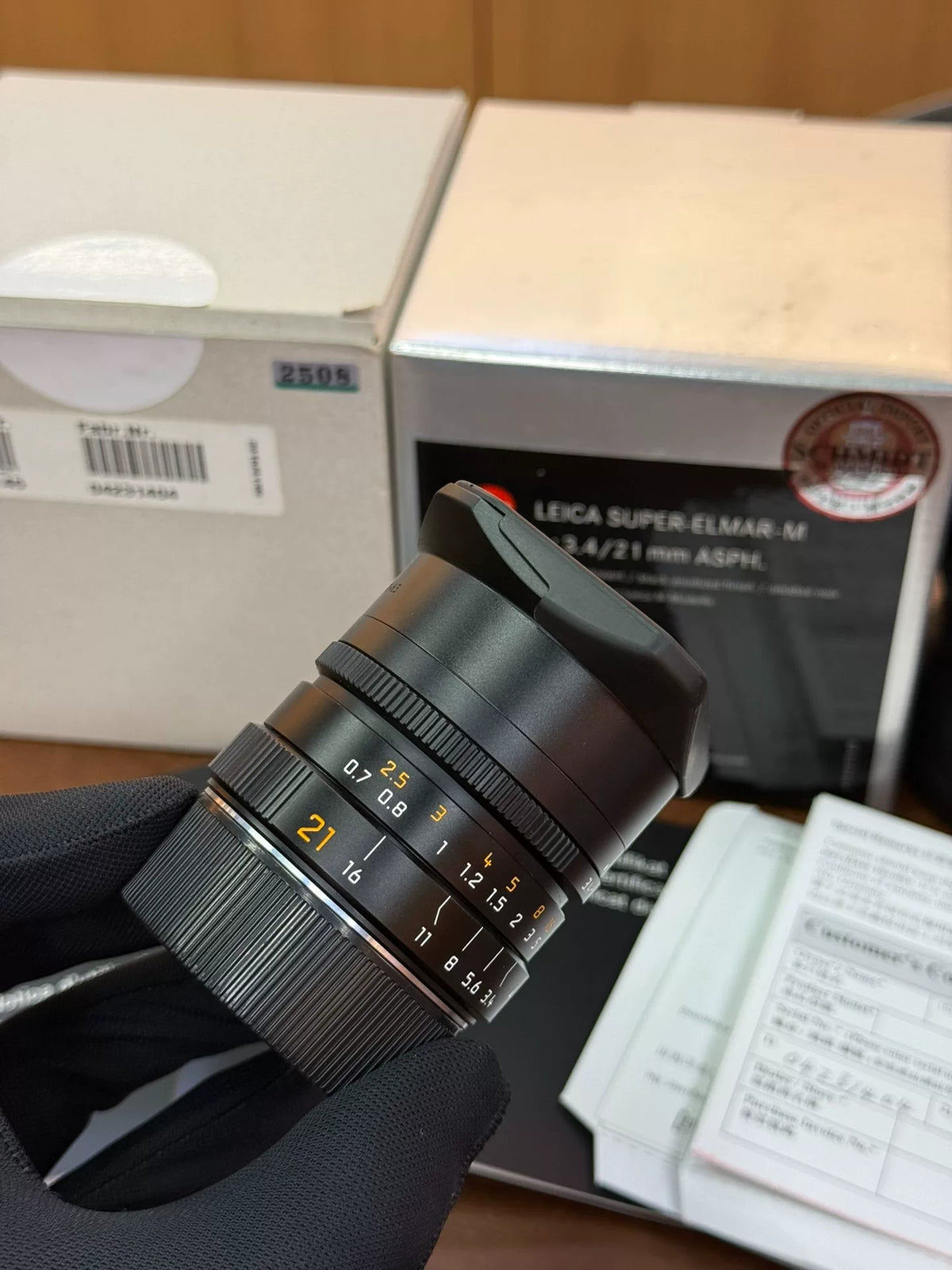 [Pre-owned] Leica Super-Elmar-M 21mm f/3.4 ASPH (11145) — Black, with Box