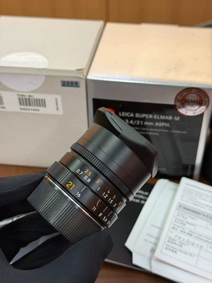 [Pre-owned] Leica Super-Elmar-M 21mm f/3.4 ASPH (11145) — Black, with Box