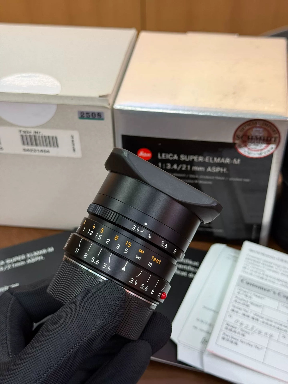 [Pre-owned] Leica Super-Elmar-M 21mm f/3.4 ASPH (11145) — Black, with Box