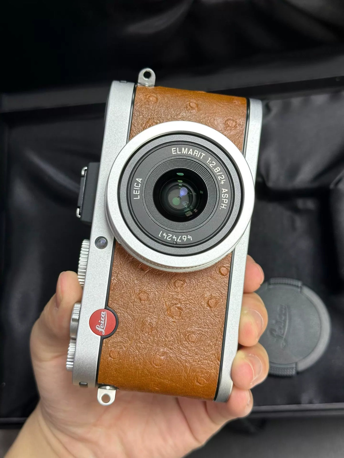 [Pre-owned] Leica X2 — Ostrich Leather Limited Edition, with Box