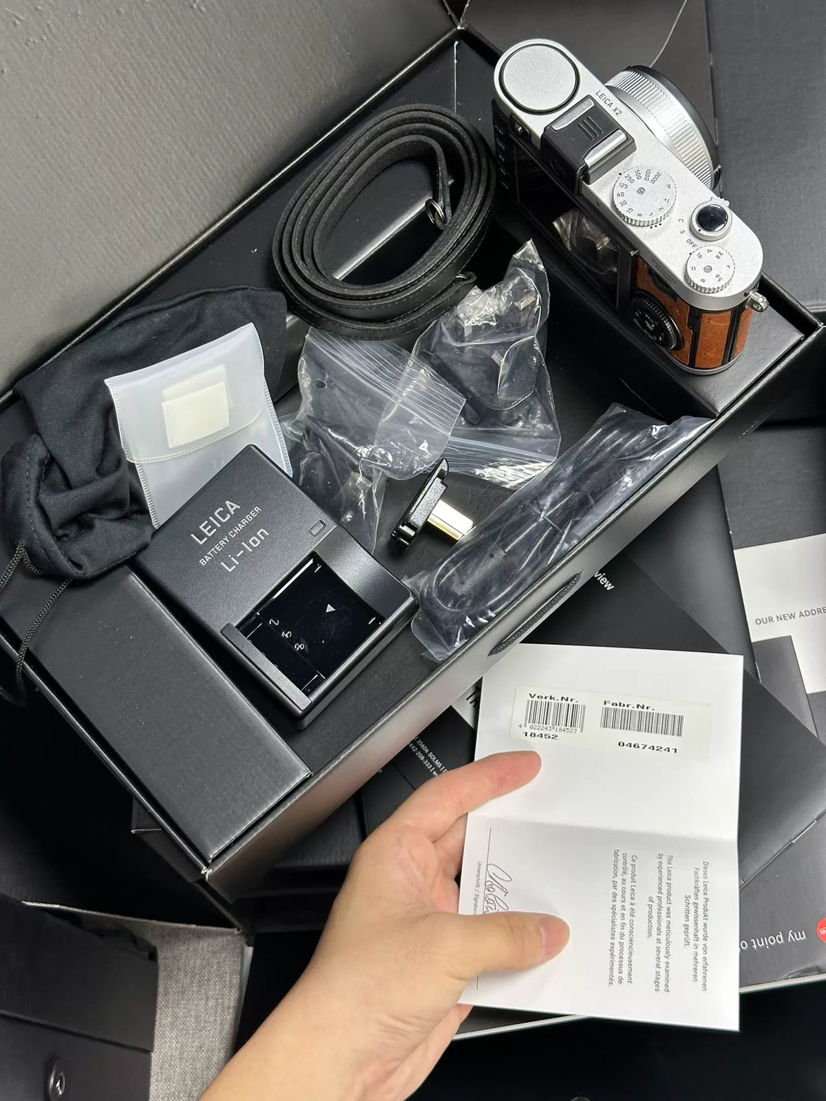 [Pre-owned] Leica X2 — Ostrich Leather Limited Edition, with Box