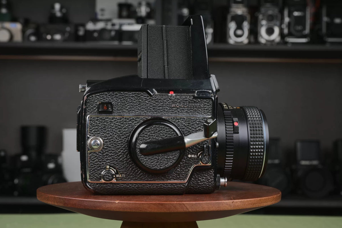[Pre-owned] Mamiya M645 1000S — with Sekor C 80mm f/2.8 and Waist-Level Finder