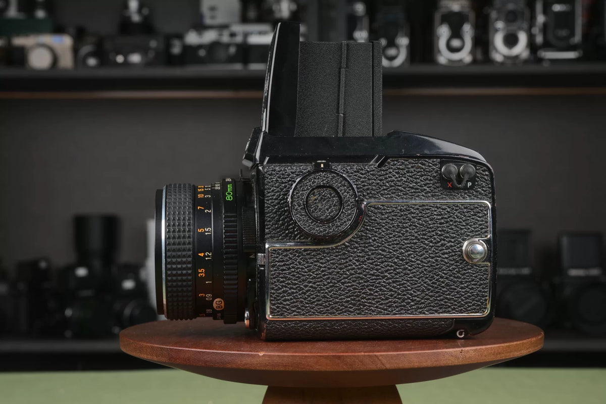 [Pre-owned] Mamiya M645 1000S — with Sekor C 80mm f/2.8 and Waist-Level Finder