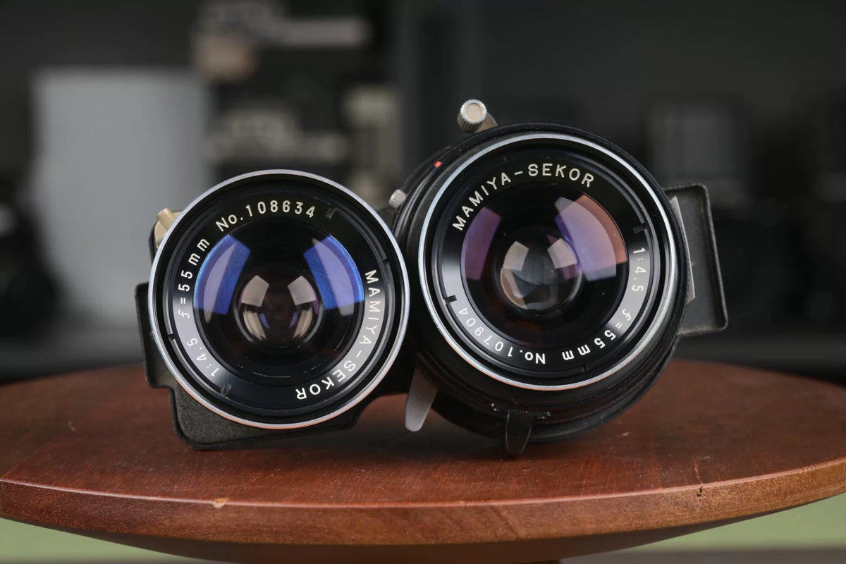 [Pre-owned] Mamiya M645 1000S — with Sekor C 80mm f/2.8 and Waist-Level Finder