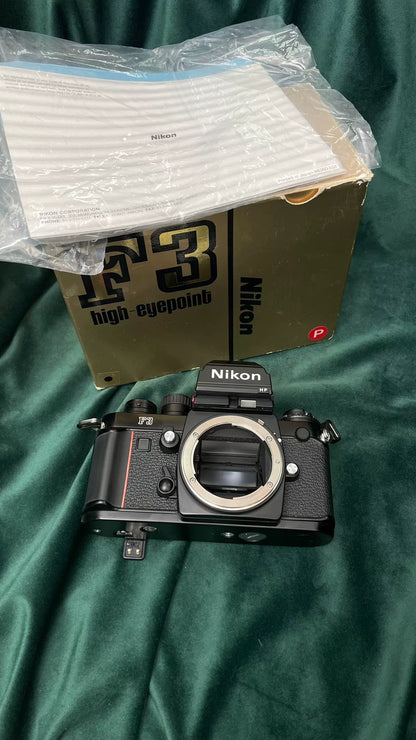 [Pre-owned] Nikon F3 HP — Body with Original Box and Manual