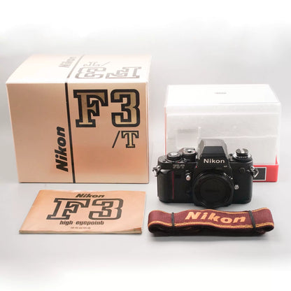 [Pre-owned] Nikon F3/T HP — Black Titanium Body with Box