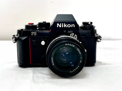 [Pre-owned] Nikon F3 — Black, with Nikkor 50mm f/1.4 Lens