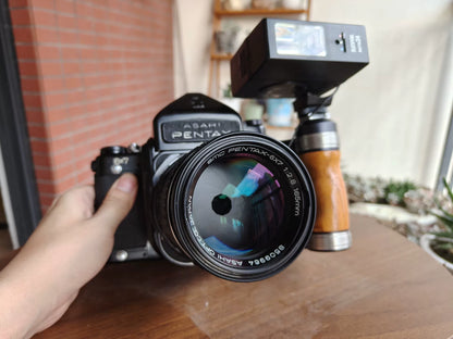 [Pre-owned] Pentax 6x7 — with SMC 165mm f/2.8, Grip and Split-Image Screen