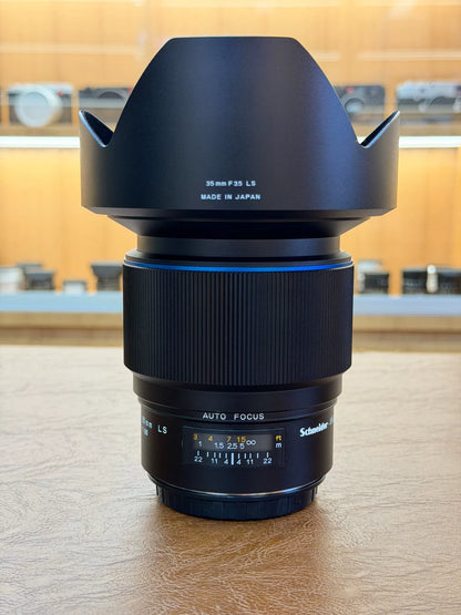 [Pre-owned] Phase One Schneider Kreuznach LS 35mm f/3.5 — Blue Ring