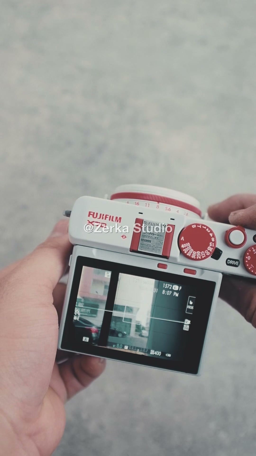 [Made to Order] Fujifilm X70 【Candy Cane】#166