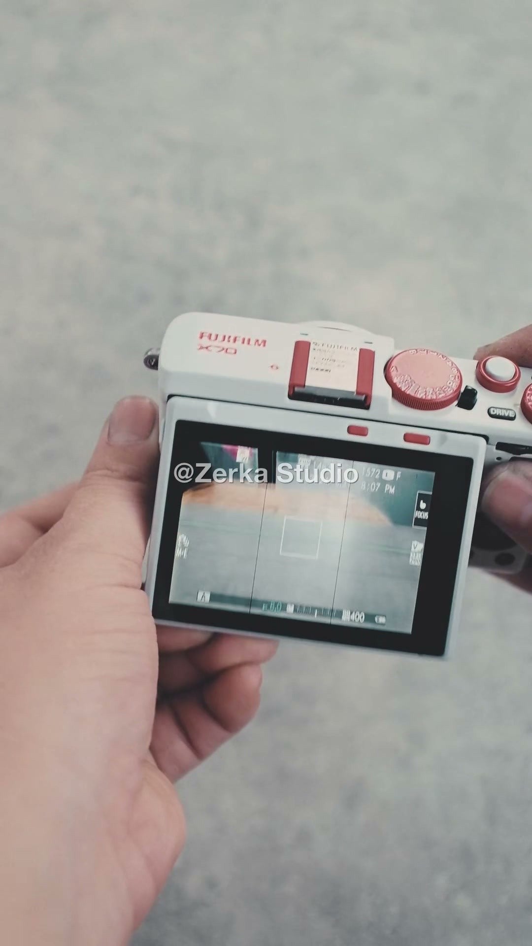 [Made to Order] Fujifilm X70 【Candy Cane】#166